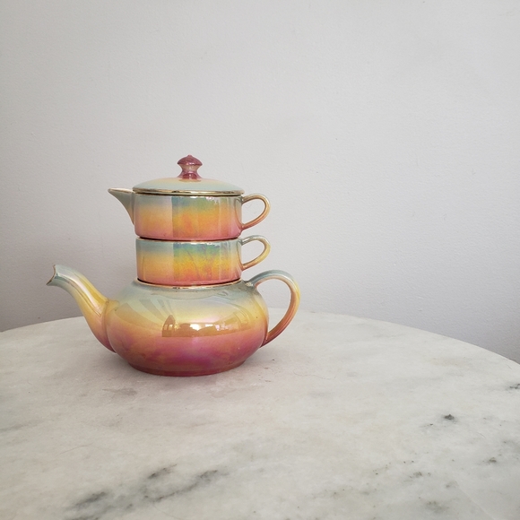 Vintage royal winton teaset rainbow - Picture 1 of 3